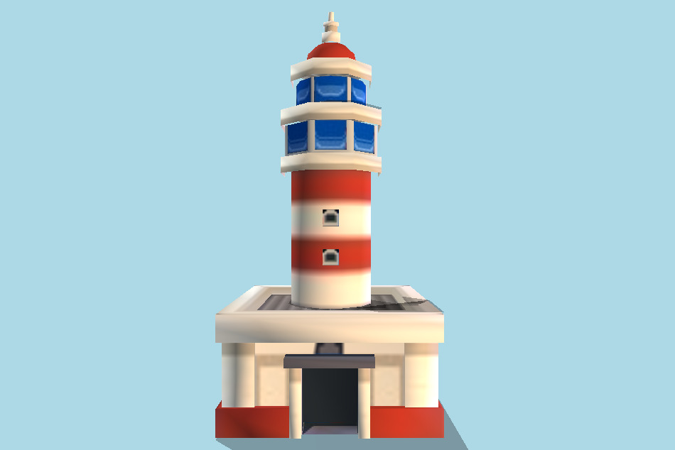 Pokémon Diamond / Pearl Vista Lighthouse 3d model